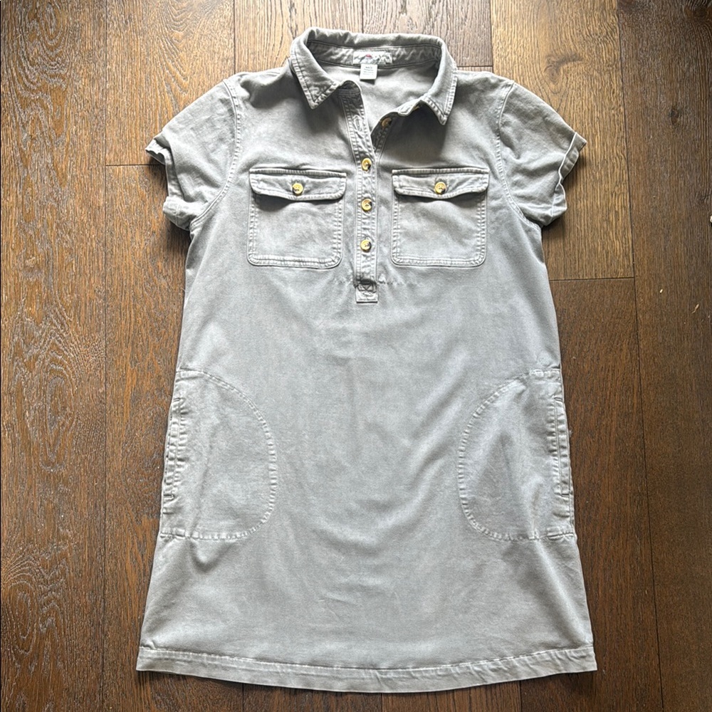 Vineyard Vines Gray Shirt Dress